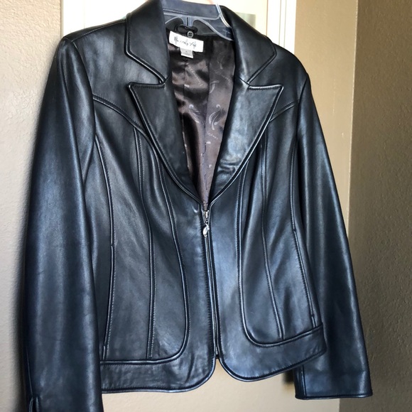 Real leather jacket - Picture 3 of 5